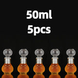 5 10 15 Pcs Whisky Glass Bottle 50ml Liquor Wedding Gift Mini Dispenser For Alcohol Decanter Wine