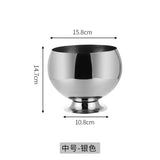 Stainless Steel Ice Bucket Portable Beer Wine Bottle Cooler Container for Party Bar Whisky Beverage Too