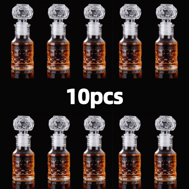 5 10 15 Pcs Whisky Glass Bottle 50ml Liquor Wedding Gift Mini Dispenser For Alcohol Decanter Wine