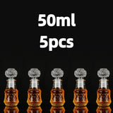 5 10 15 Pcs Whisky Glass Bottle 50ml Liquor Wedding Gift Mini Dispenser For Alcohol Decanter Wine