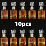 5 10 15 Pcs Whisky Glass Bottle 50ml Liquor Wedding Gift Mini Dispenser For Alcohol Decanter Wine