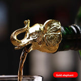 Zinc Alloy Deer Stag Head Wine Pourer Unique Wine Bottle Stoppers