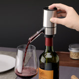 2021 New Stainless steel Battery Operated Electric Wine Decanter Wine Aerator