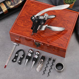 9Pcs/Set Wine Opener Zinc Alloy Rabbit Shener Kit Professional