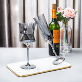 Nordic Luxuly Wine Crystal Glasses Home Transparent Colorful Glass