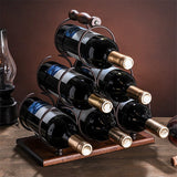 Stacked ring wine rack iron restaurant decoration wine rack stacked wine rack