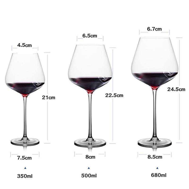 Crystal Red Wine Glass Lead-free