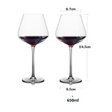 Crystal Red Wine Glass Lead-free