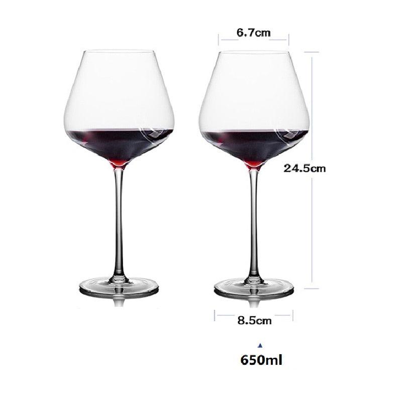 Crystal Red Wine Glass Lead-free