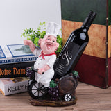 Funny Chef Bottle Rack Decorative Tabletop Cook Cask Wine Bottle Holder