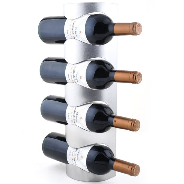 Free Shipping 4 Bottle wine Rack Stainless Steel Wall Mounted Wine Rack Iron Decorative