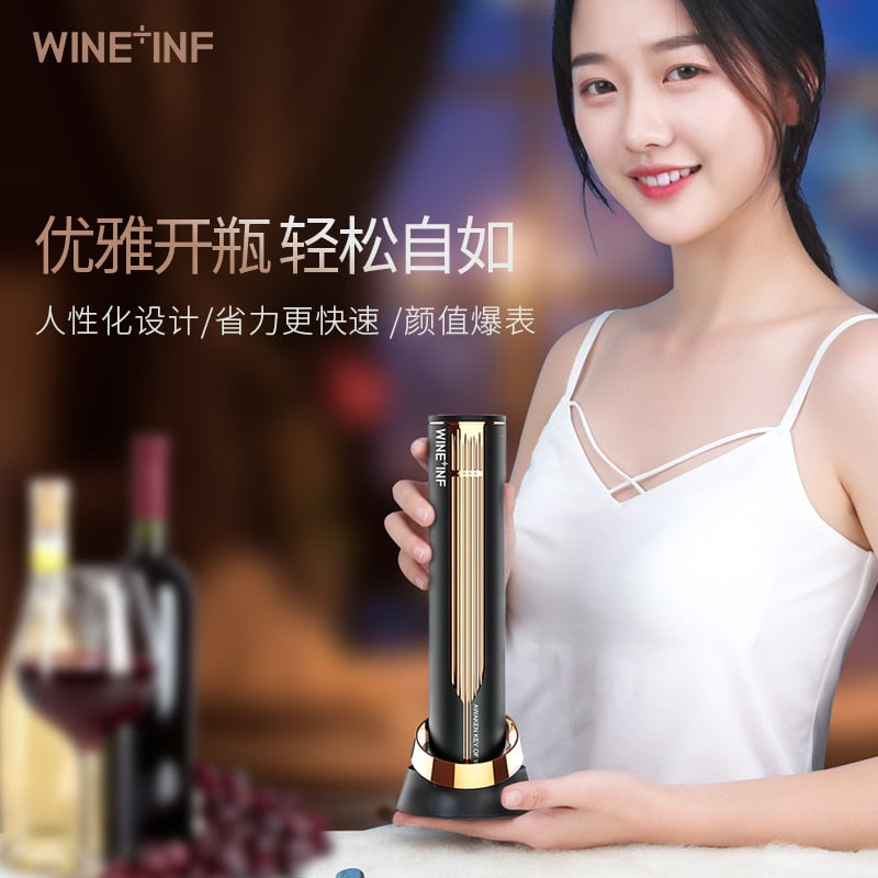 High-tech Automatic Electric Wine Corkscrew  Wine Bottle Opener Bar Accessory