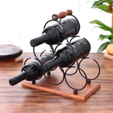 Stacked ring wine rack iron restaurant decoration wine rack stacked wine rack