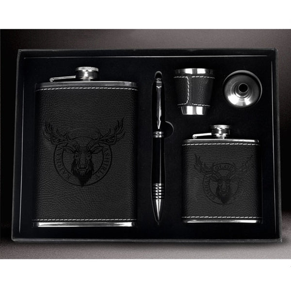 9oz High Quality Stainless Steel 304 Hip Flask Set Whiskey Wine Flagon Alcohol Drink Bottle Travel