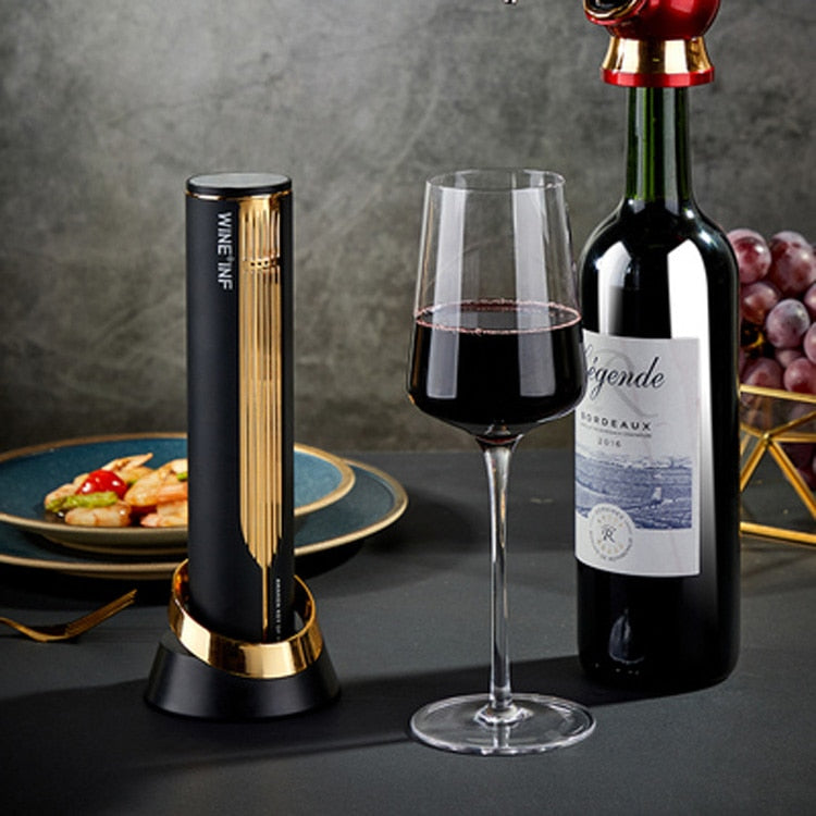 High-tech Automatic Electric Wine Corkscrew  Wine Bottle Opener Bar Accessory