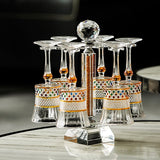 Luxury Personalized Wine Glasses Household Bar  Crystal Glass Creative Goblet