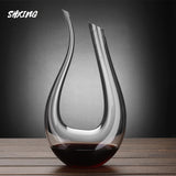 1000ML High Grade Crystal U-shaped Wine Decanter