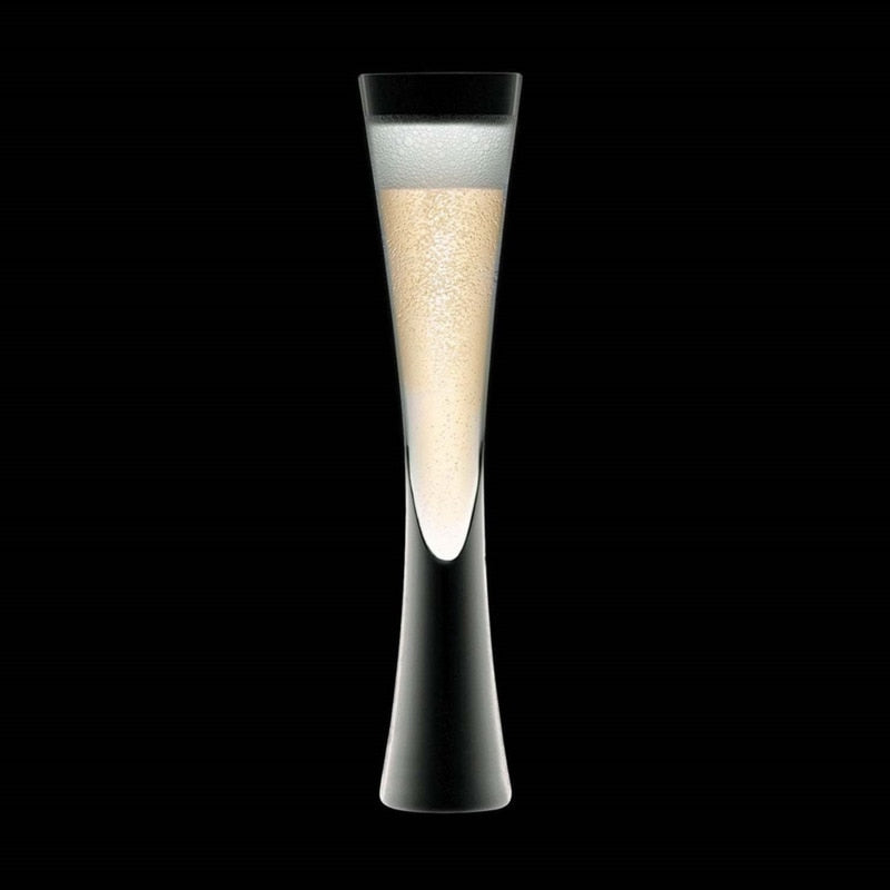 Ereganto Champagne Glasses Glitter Flutes Clear Cups Bubble Wine Tulip Cocktail