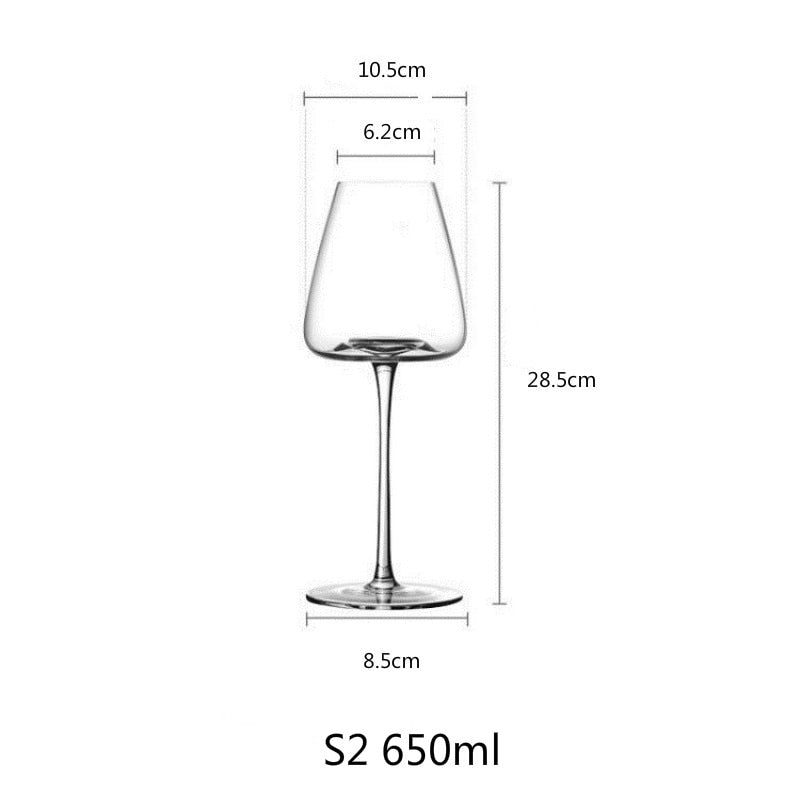 Handmade Red Wine Glass Ultra-Thin Crystal