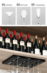 Kitchen Accessories Wall Mount Wine Glasses Holder