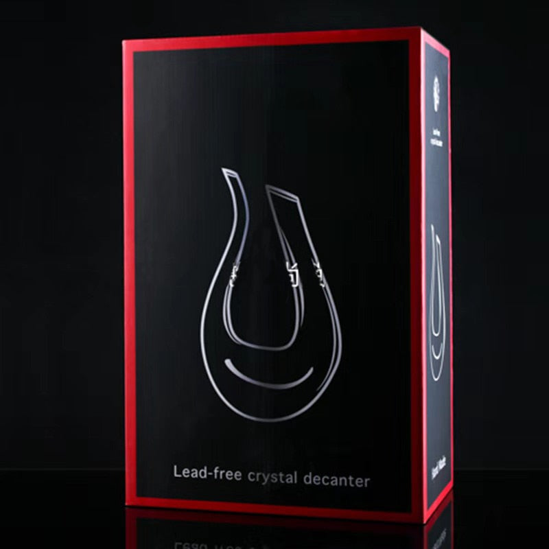 1000ML High Grade Crystal U-shaped Wine Decanter