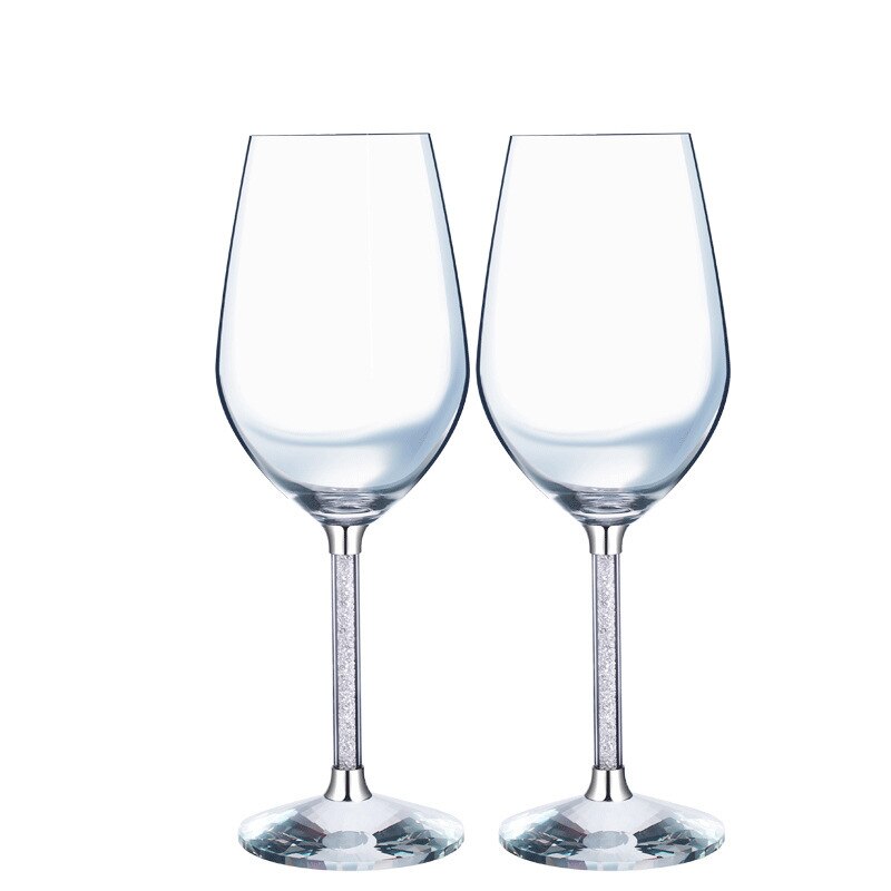 Goblet Wine Glass Lead-Free Crystal Glass 470/700ml High-Grade Leather box