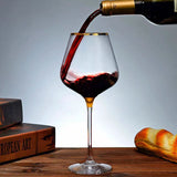 European 660ml Luxury Gold Burgundy Glass Vintage Wine Glasses