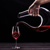 1000ML High Grade Crystal U-shaped Wine Decanter