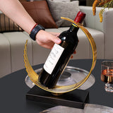 Luxury Wine Bottle Rack Holder Decorative Wine Containers Home Decoration Bar Counter Ornaments