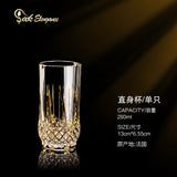 French imported luxury CDA whisky glass gold crystal red wine cup high-end wine